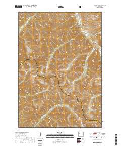 Mount Burwell 2017 topographic map thumbnail