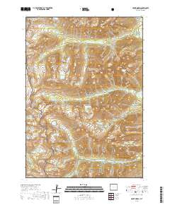 Mount Moran 2018 topographic map thumbnail