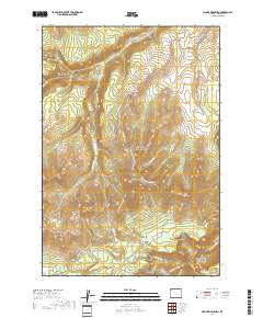 Mount Washburn 2017 topographic map thumbnail