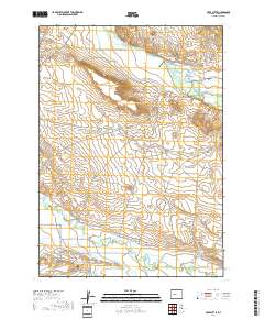 Mule Butte 2017 topographic map thumbnail