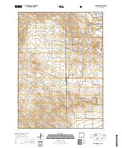 Mule Creek SE 2018 topographic map thumbnail