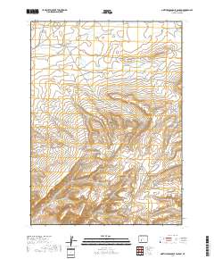 North Packsaddle Canyon 2017 topographic map thumbnail