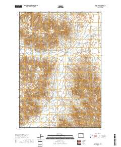 Oliver Draw 2017 topographic map thumbnail