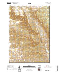 Packsaddle Canyon 2017 topographic map thumbnail
