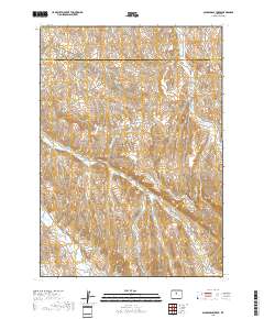 Packsaddle Creek 2018 topographic map thumbnail