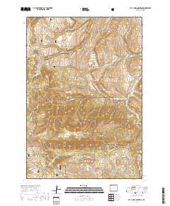 Pat O' Hara Mountain 2017 topographic map thumbnail