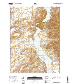 Pathfinder Reservoir SW 2017 topographic map thumbnail