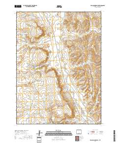 Peach Orchard Flat 2017 topographic map thumbnail