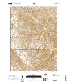 Pierce Draw 2017 topographic map thumbnail