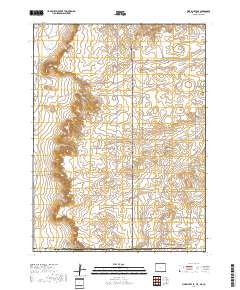 Pine Bluffs SE 2017 topographic map thumbnail