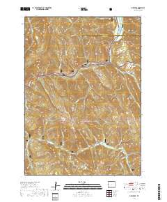 Pine Creek 2017 topographic map thumbnail