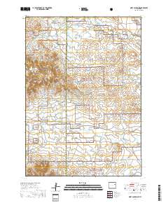 Piney Canyon NE 2017 topographic map thumbnail