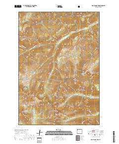 Plenty Coups Peak 2018 topographic map thumbnail