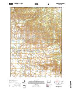 Pocket Creek Lake 2017 topographic map thumbnail