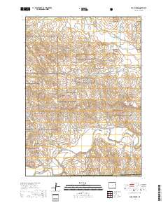 Poddy Creek 2017 topographic map thumbnail