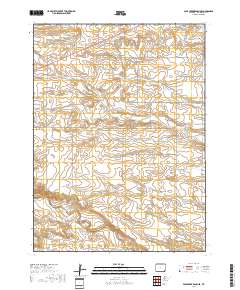 Pole Creek Ranch SE 2017 topographic map thumbnail