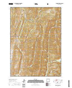 Porcupine Creek 2017 topographic map thumbnail