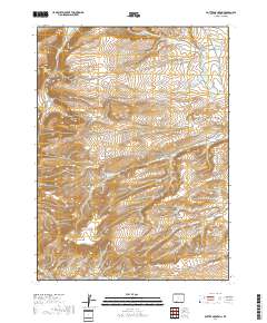 Potter Mountain 2017 topographic map thumbnail