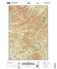 Powder River Pass 2017 topographic map thumbnail