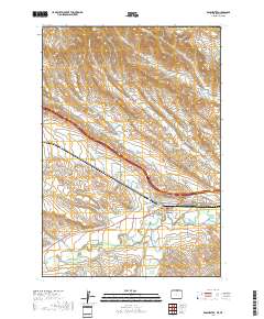 Ranchester 2017 topographic map thumbnail