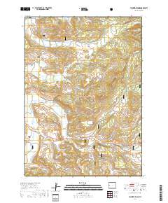 Raspberry Ridge 2017 topographic map thumbnail