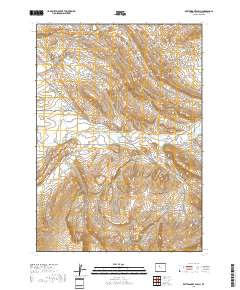 Rattlesnake Gulch 2017 topographic map thumbnail