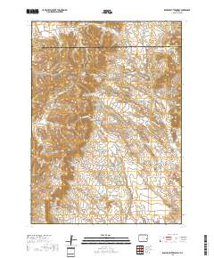 Rawhide Buttes West 2018 topographic map thumbnail