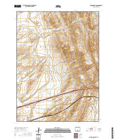 Rawlins Peak SW 2017 topographic map thumbnail