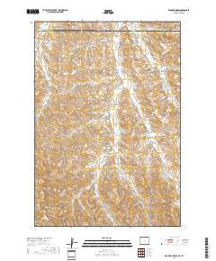 Roundup Draw 2017 topographic map thumbnail