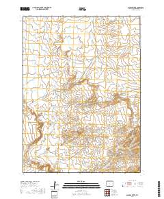 Salazar Butte 2017 topographic map thumbnail