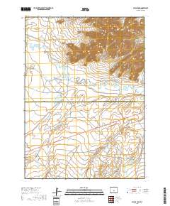 Savage Peak 2017 topographic map thumbnail