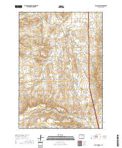 Schlicht Draw 2017 topographic map thumbnail