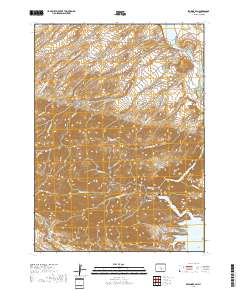 Seminoe Dam 2017 topographic map thumbnail