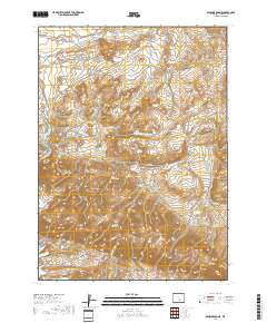 Seminoe Dam NE 2017 topographic map thumbnail