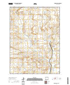 Sevenmile Gulch 2017 topographic map thumbnail