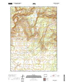 Summit Lake 2017 topographic map thumbnail