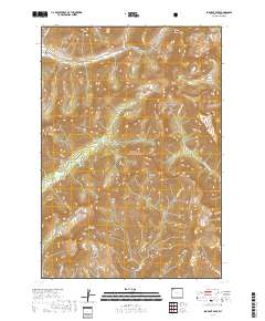 Sunlight Peak 2017 topographic map thumbnail