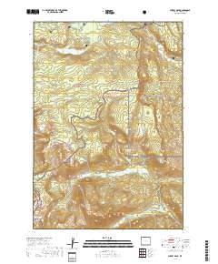 Survey Peak 2017 topographic map thumbnail