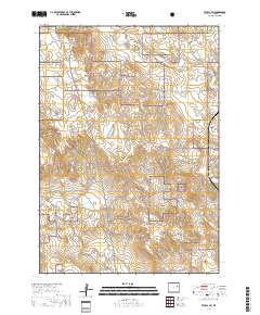 Teckla SW 2017 topographic map thumbnail