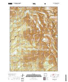 Temple Peak 2017 topographic map thumbnail