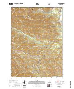 Teton Pass 2018 topographic map thumbnail
