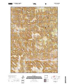 The Rocks 2017 topographic map thumbnail
