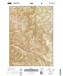 Sheridan Pass 2017 topographic map thumbnail