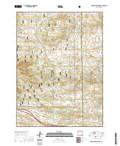 Sherman Mountains East 2017 topographic map thumbnail