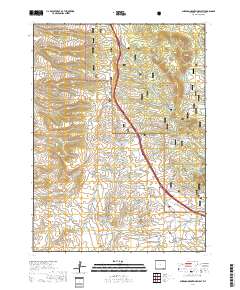Sherman Mountains West 2017 topographic map thumbnail