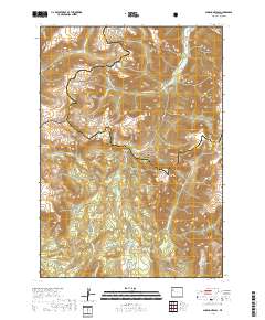 Shoshone Pass 2017 topographic map thumbnail