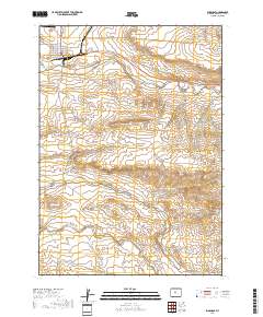 Shoshoni 2017 topographic map thumbnail