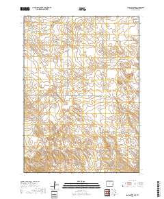 Spoon Butte NW 2017 topographic map thumbnail
