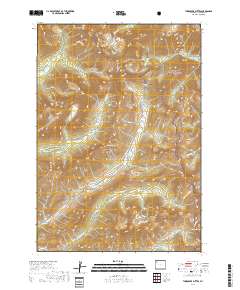 Thorofare Buttes 2017 topographic map thumbnail