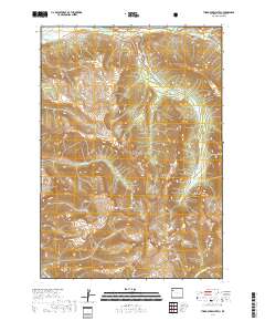 Thorofare Plateau 2017 topographic map thumbnail